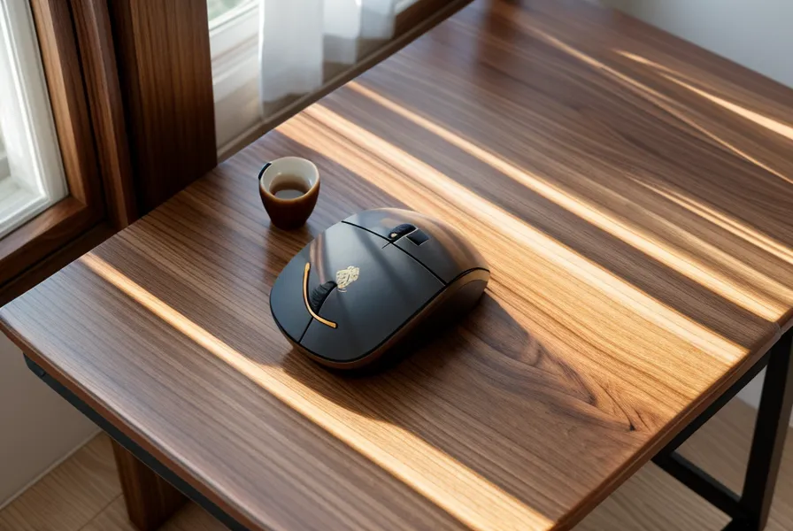 Espace de travail avec ordinateur et tasse de thé, pause bien-être après le travail